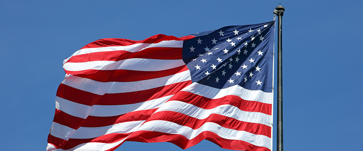 America marijuana law - Image of American flag